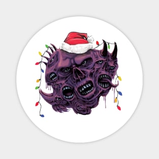 Zombie Mutant Morph Monster Christmas Edition Magnet